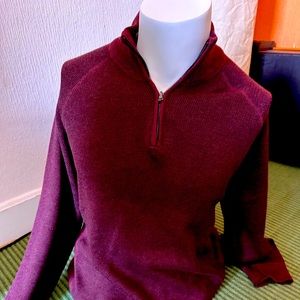 Flag & Anthem Quarter Zip Sweater